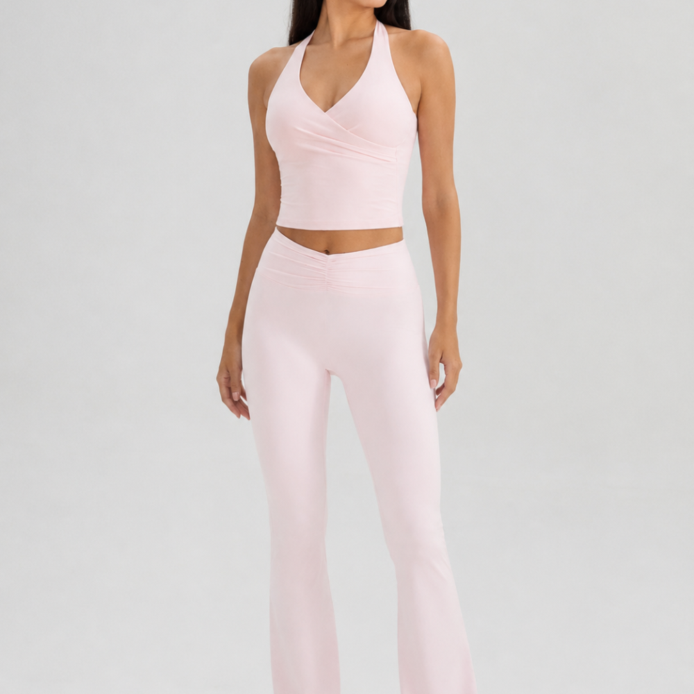 xyra sculpt high waist flare legging